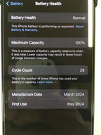 Apple iPhone 15 Pro - 128GB UNLOCKED (LIKE-NEW CONDITION) 3T56