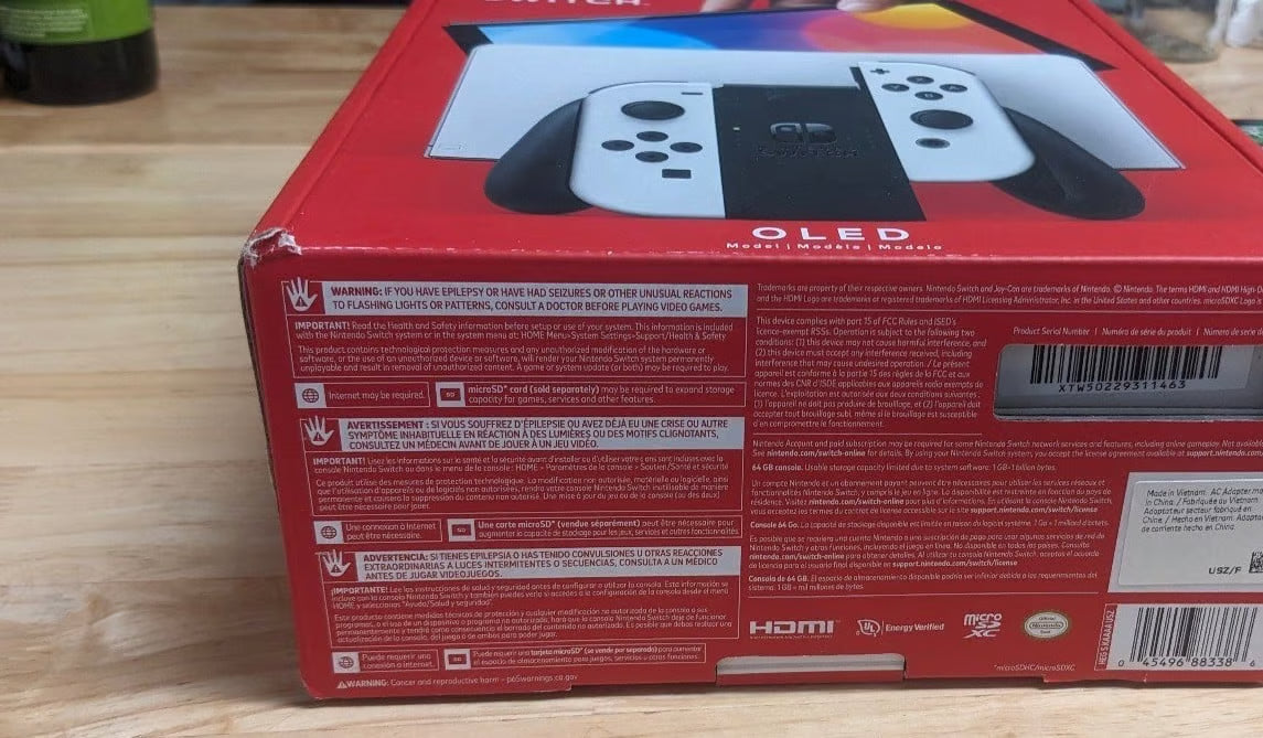 Nintendo Switch OLED white 2M53