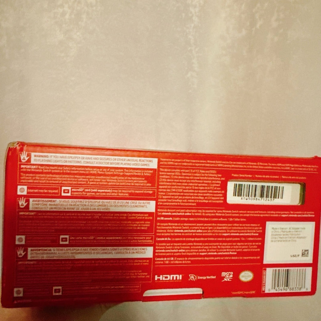 NEW Nintendo Switch OLED 64GB White Console 6X81