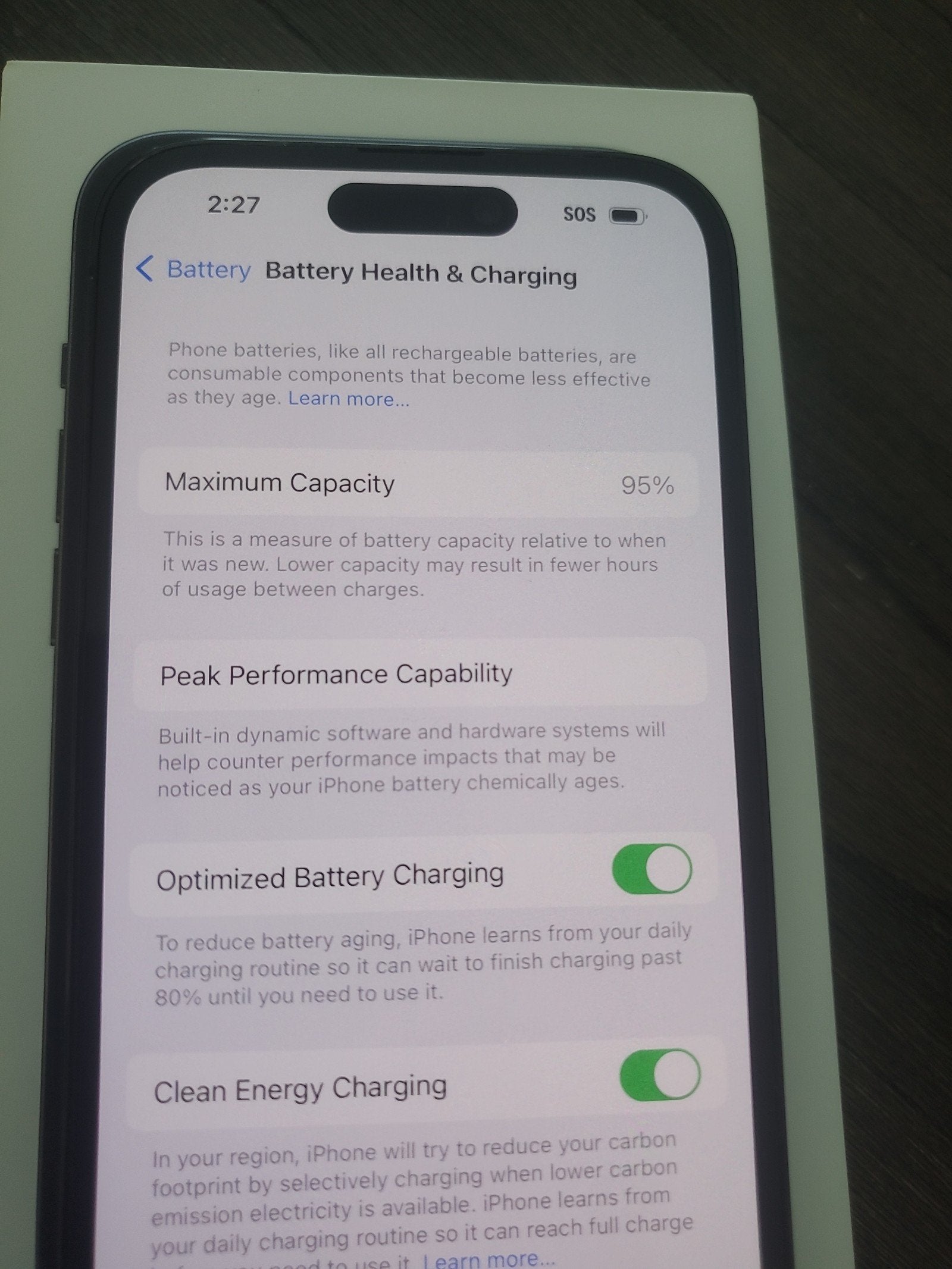 Apple iPhone 14 Pro 128 GB in Space Black for Unlocked 2E63