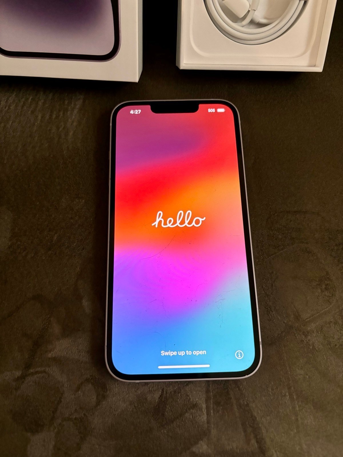 iPhone 14 unlocked 256GB Purple 2W52