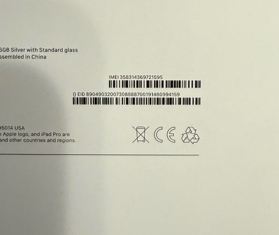 iPad Pro 11 -inch (M4) Wi-Fi + Cellular 256 GB with Standard glass. AT&T Locked 9D57