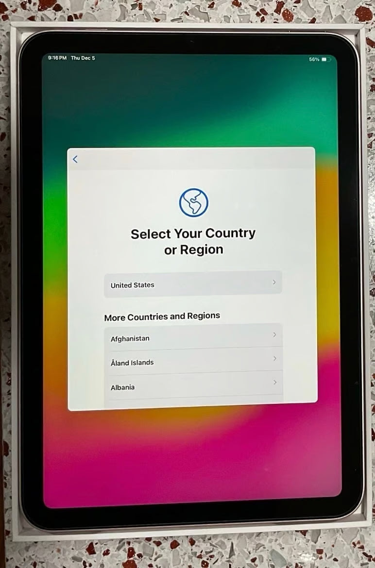 Pink- Apple iPad Mini 6th Generation 64 GB 5Q26