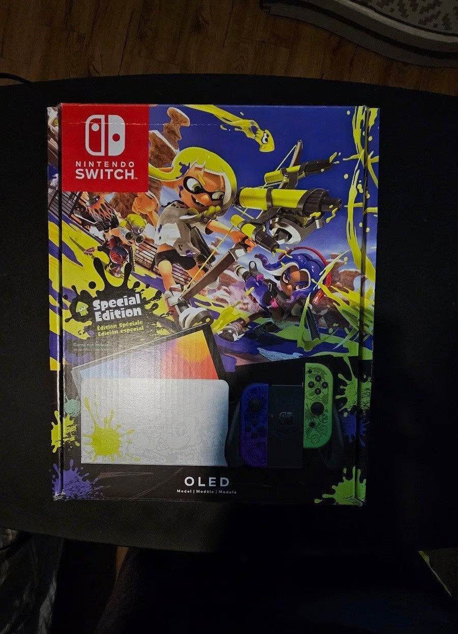 Nintendo switch oled splatoon edition 6W68