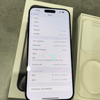 iPhone 15 Pro Max 256GB (Unlocked) 1W26