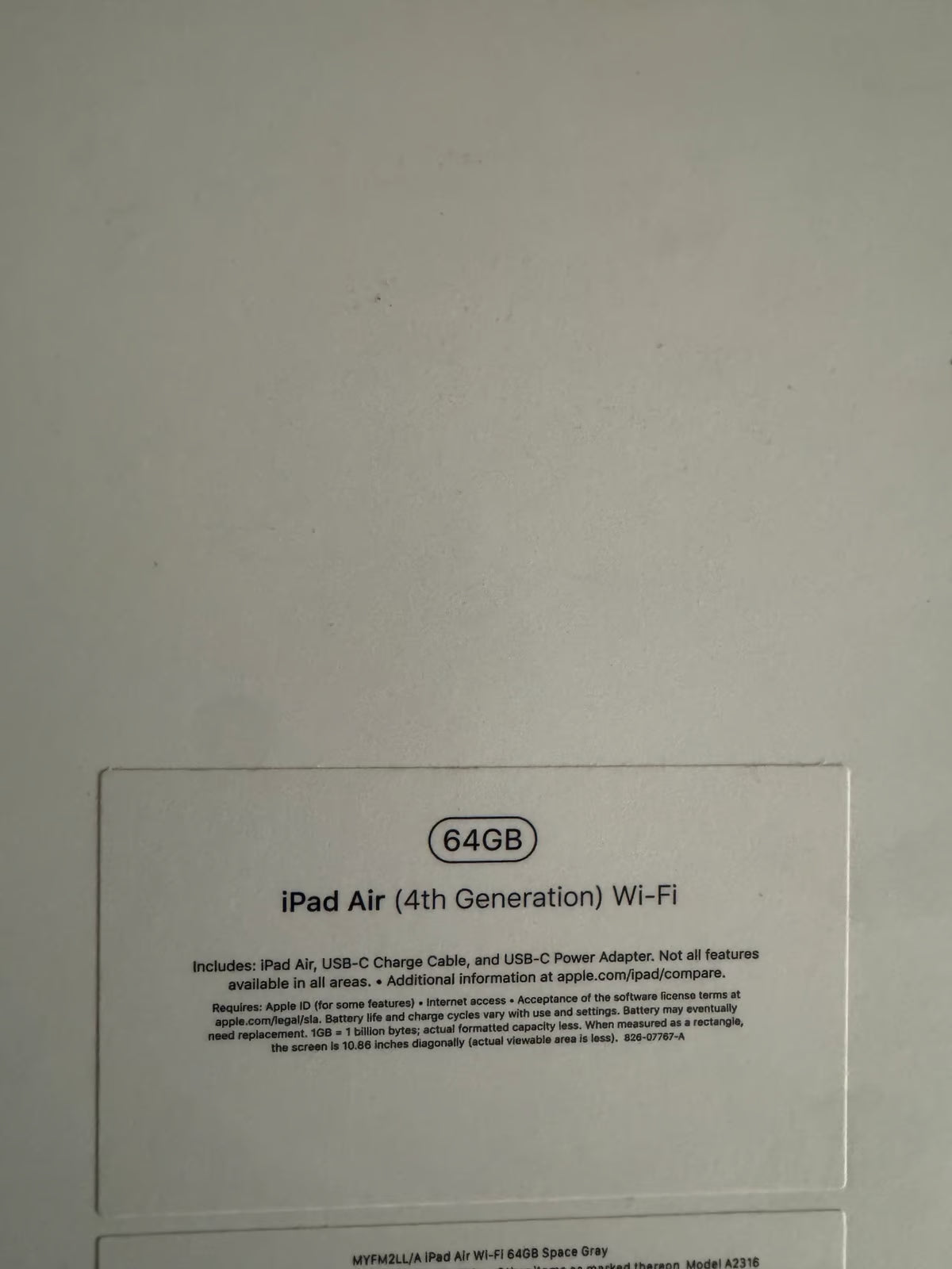 iPad Air 4th generation 64gb 7C75
