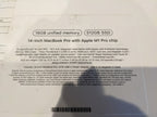BRAND NEW MacBook Pro 14 inch Apple M1 Pro Chip 16GB memory 512gb ssd NEVER USED 3U85