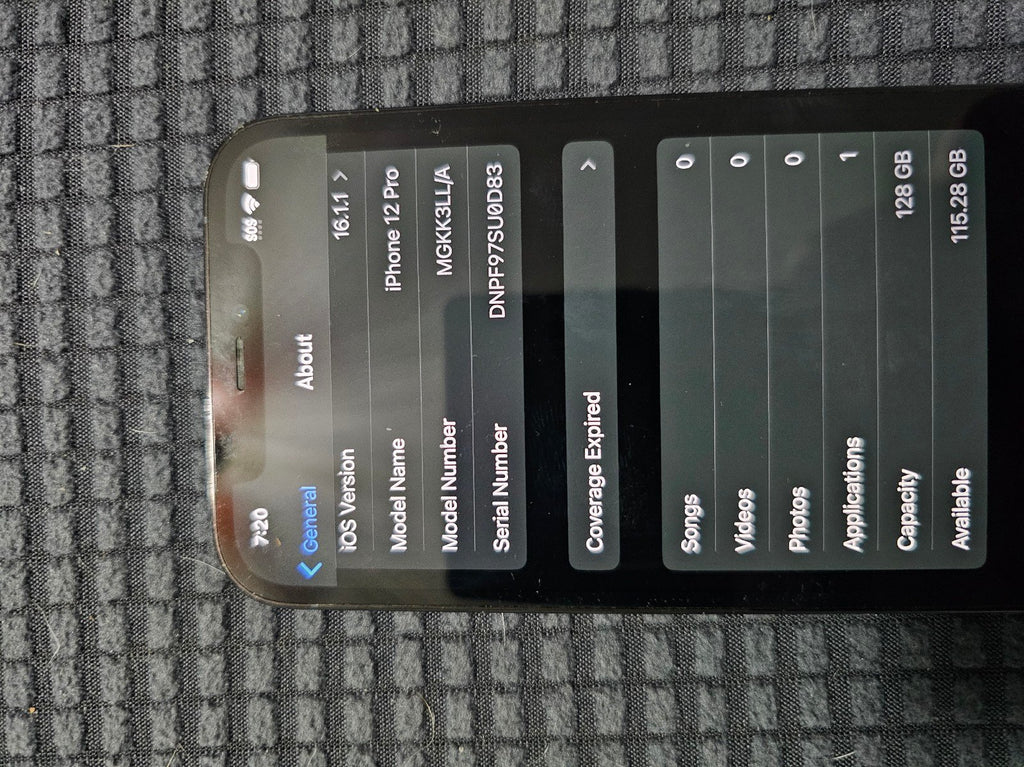 Iphone 12 Pro 128GB Unlocked 8U62