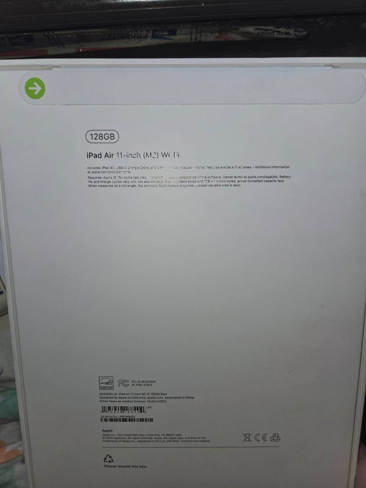 IPad Air 11 inch M2 Wifi 5H99