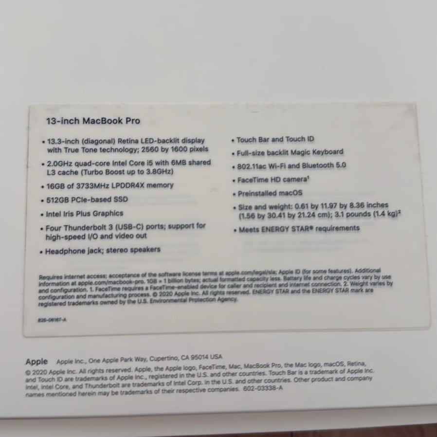 MacBook Pro 13-inch 1H13