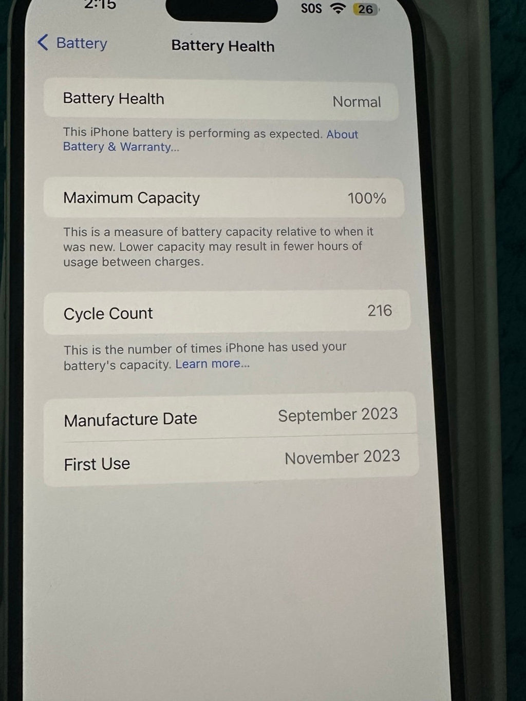 Apple iPhone 15 plus 7M89