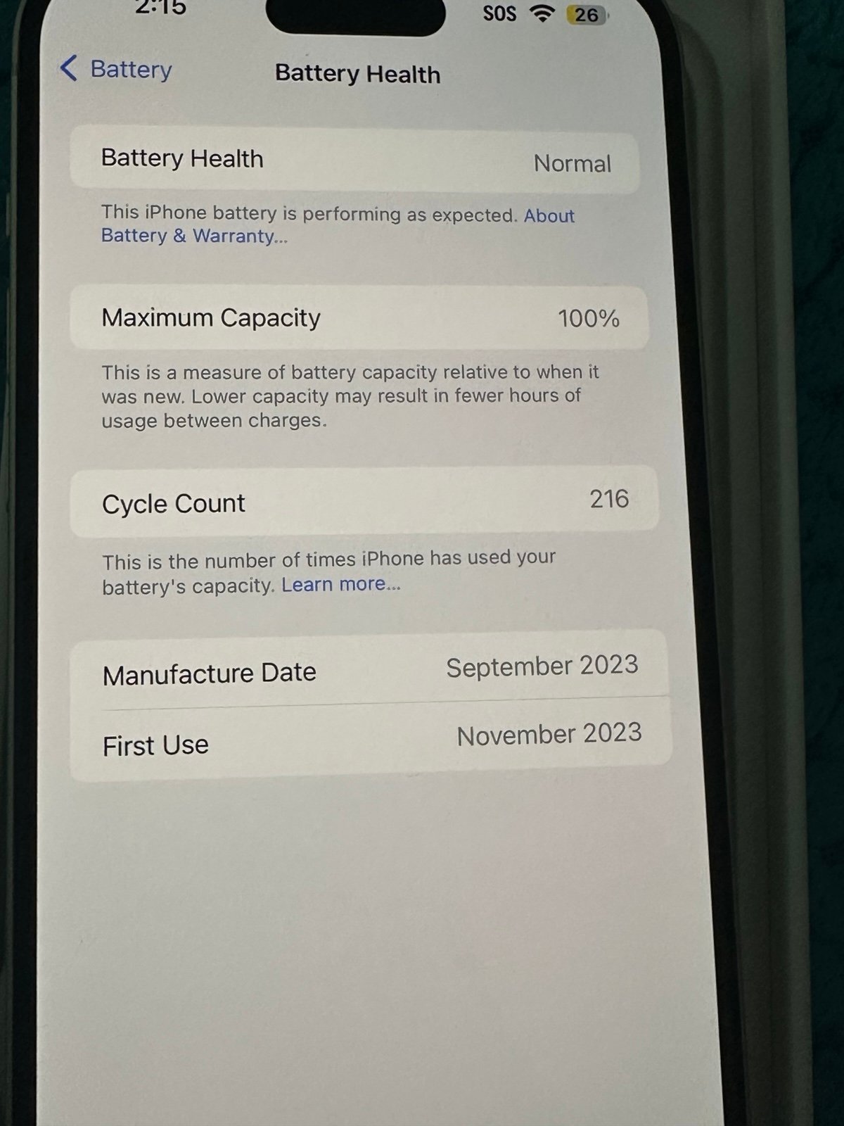 Apple iPhone 15 plus 7M89