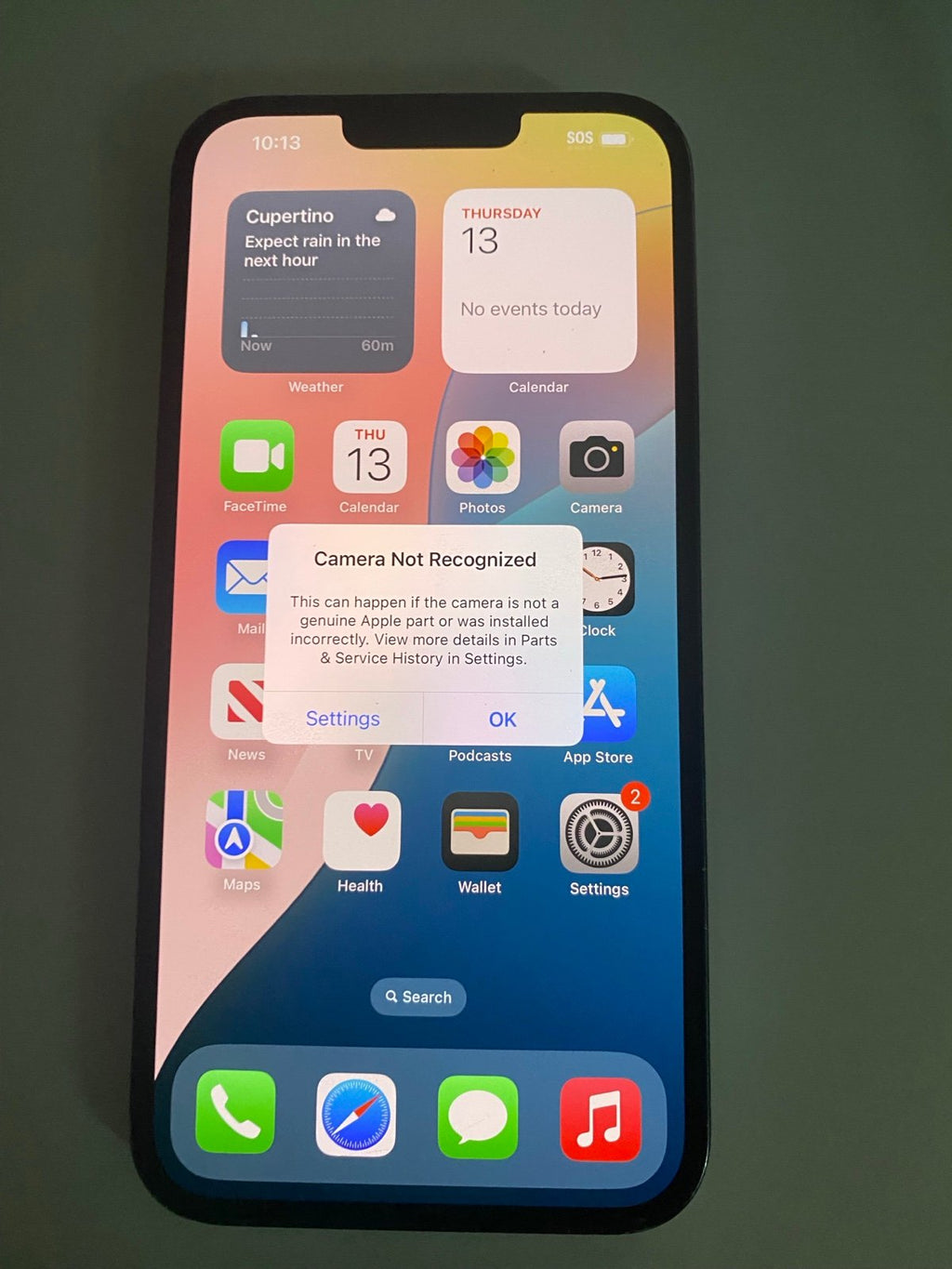 iPhone 13 Pro Max 256gb - Sierra Blue- Carrier Unlocked 6V26