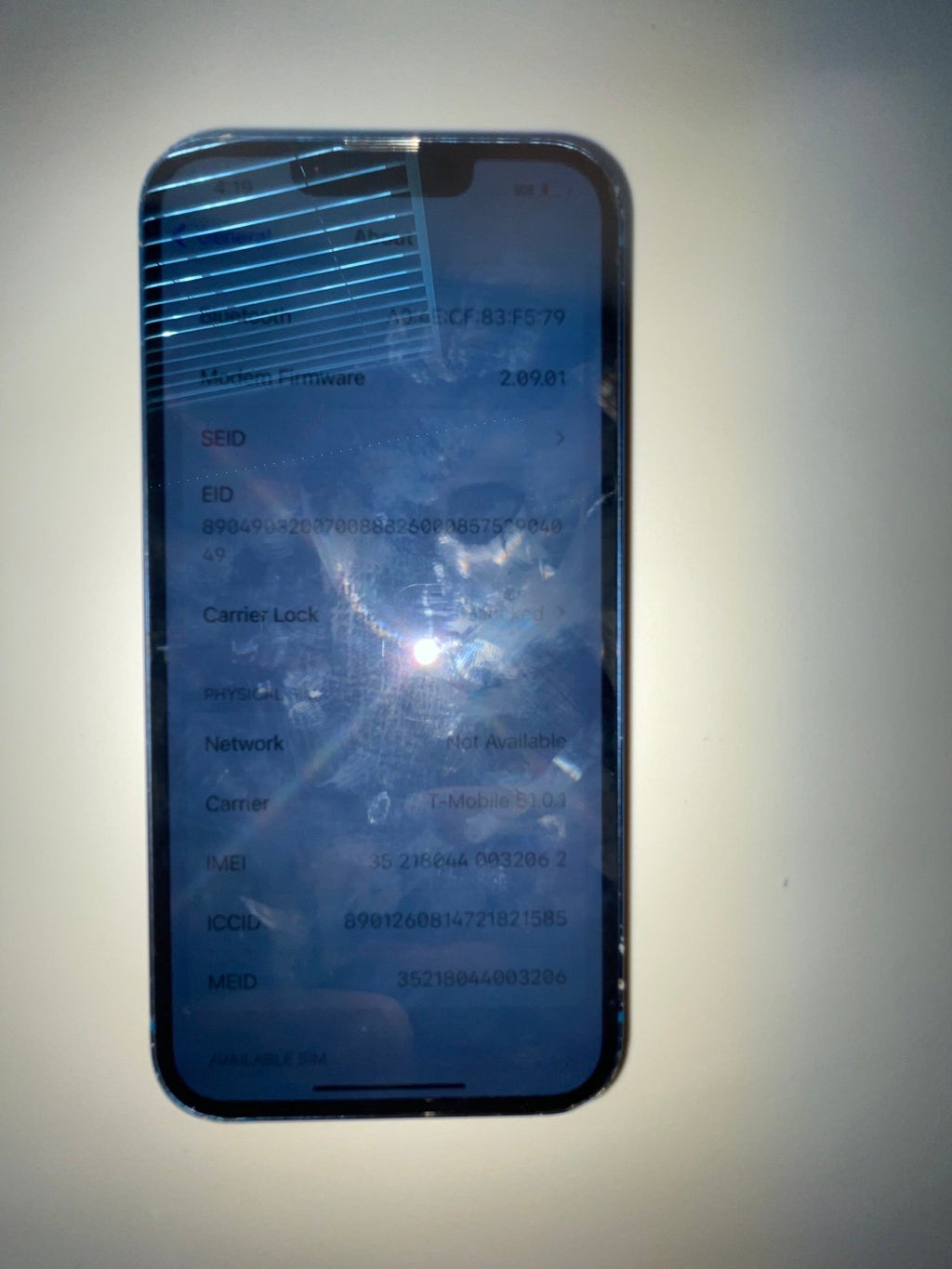 Apple iPhone 13 256 GB in Blue for T-Mobile 2O66