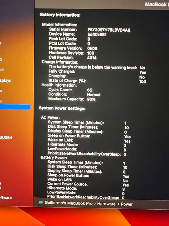 MacBook Pro M1 2021 16鈥?512GB Space Gray 3A58