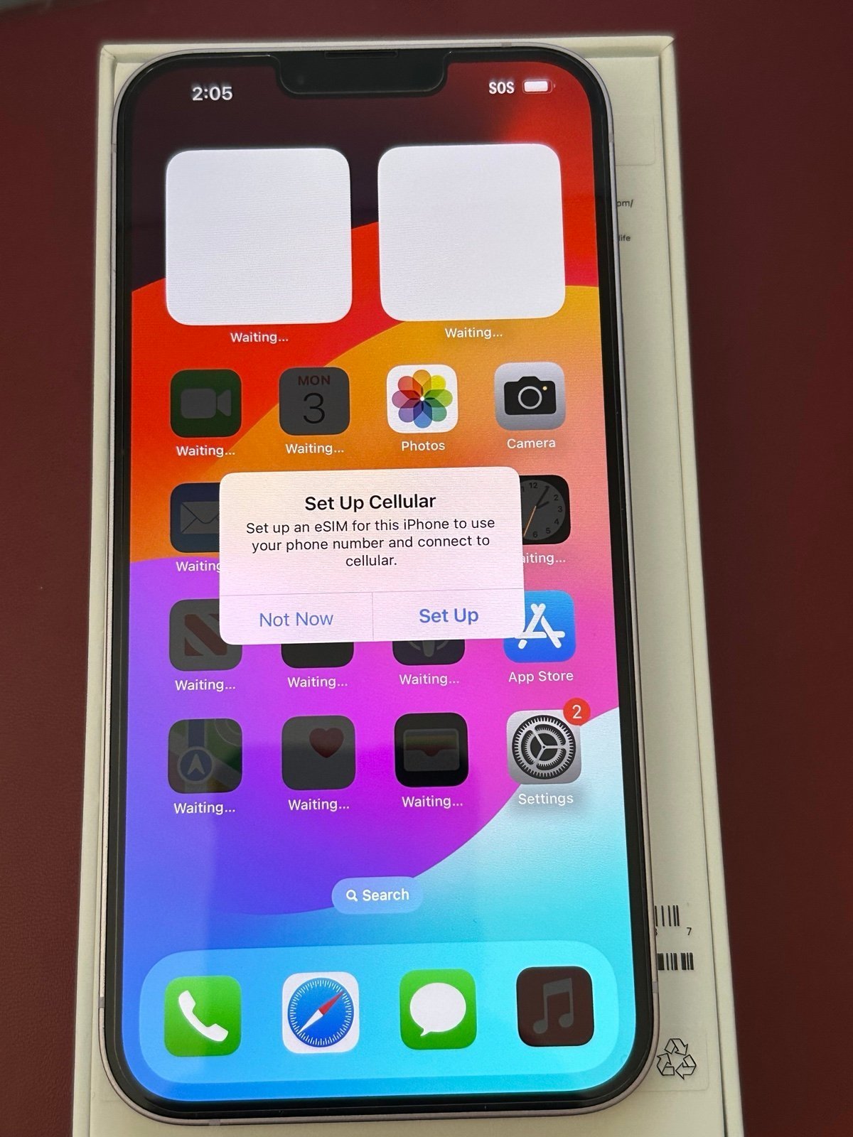 iPhone 14 Plus unlocked 128GB purple 5K11