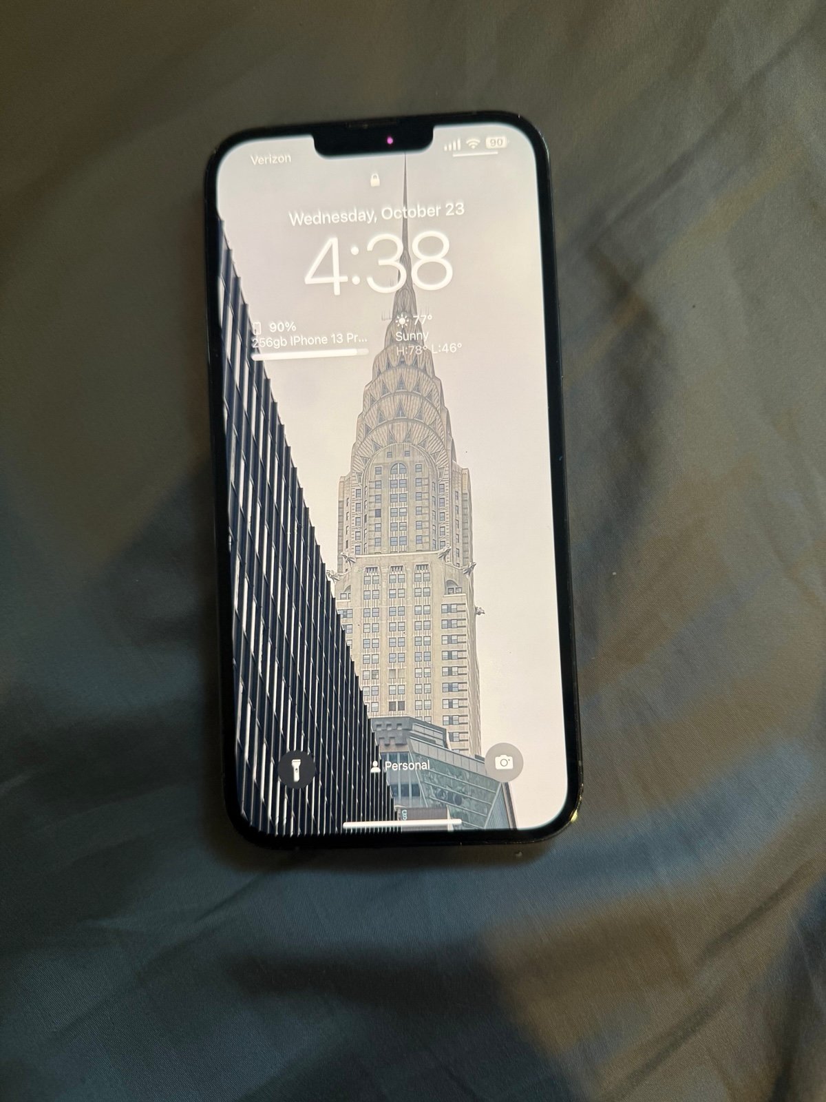 iPhone 13 Pro Max 256gb sierra blue 7Q65