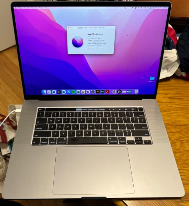 MacBook Pro 16 inch 2019 5D15
