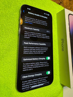 Apple iPhone 14 Pro Max 128 GB Deep Purple Unlocked 7X17