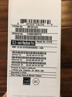 macbookpro 13.3 inch 5Y99