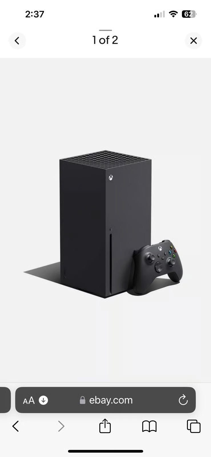 Xbox Series X Video Game Console 3N97