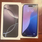 iPhone 16 pro black 256GB unlocked 3B19