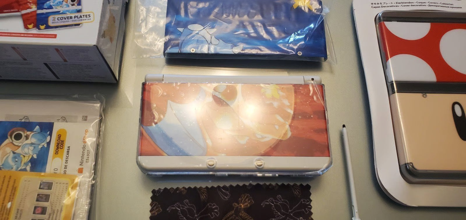 Dual IPS NEW Nintendo 3DS Pok茅mon 20th Anniversary Edition & NIB Cover Plates