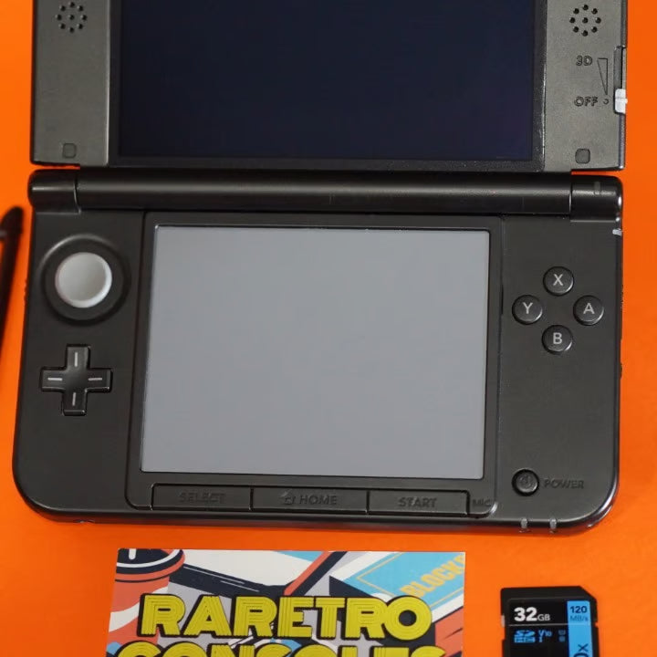 Nintendo 3DS XL Pok茅mon Center Charizard Edition W/ 32GB, Charger & 60+ Games