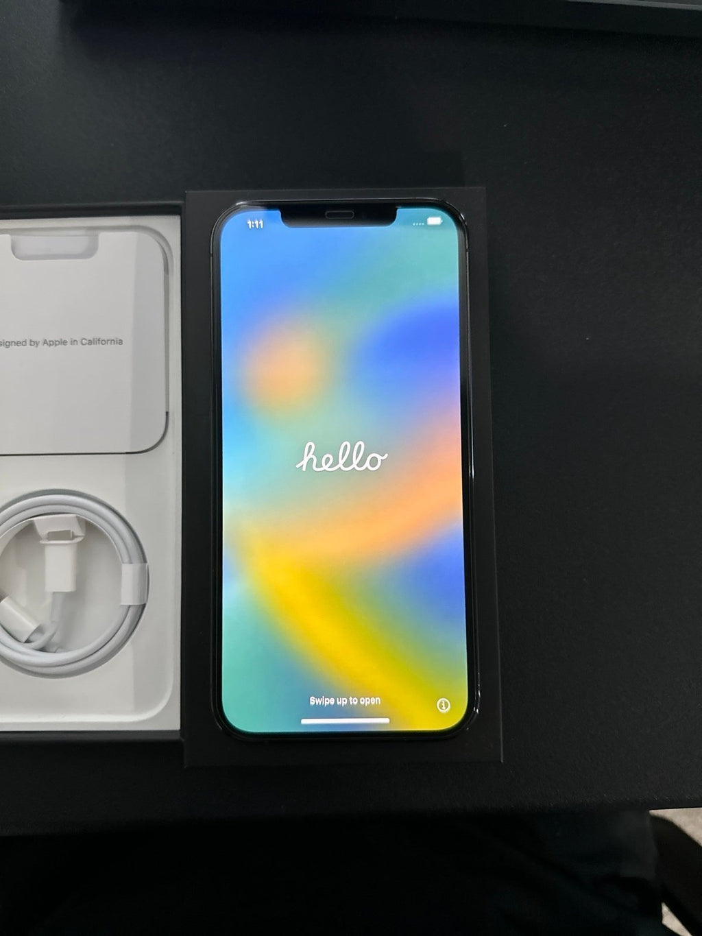 iphone 12 pro max phone unlocked 512GB Pacific Blue 5T91