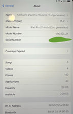 iPad Pro 11 inch second gen Bundle 3T17