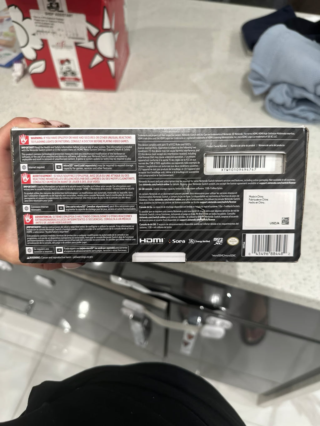 Nintendo Switch OLED Super Smash Bros Bundle 9C35