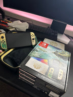 Nintendo Switch legend of Zelda tears of the kingdom OLED console 9R29