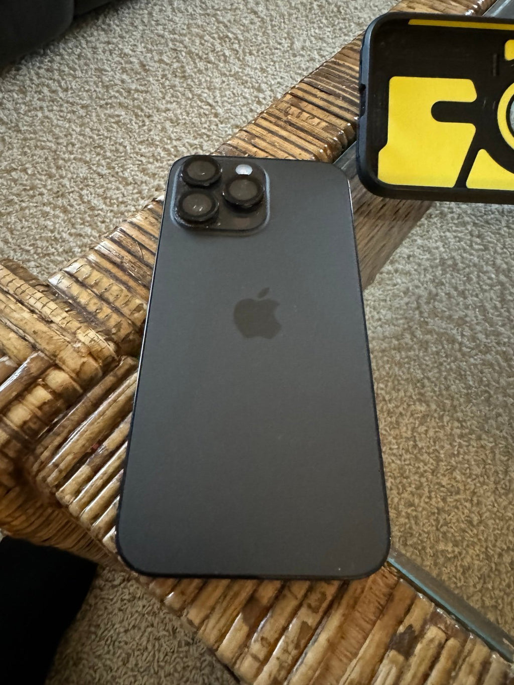 iPhone 14 Pro Max with Case and tempered glass protectors 9Y12