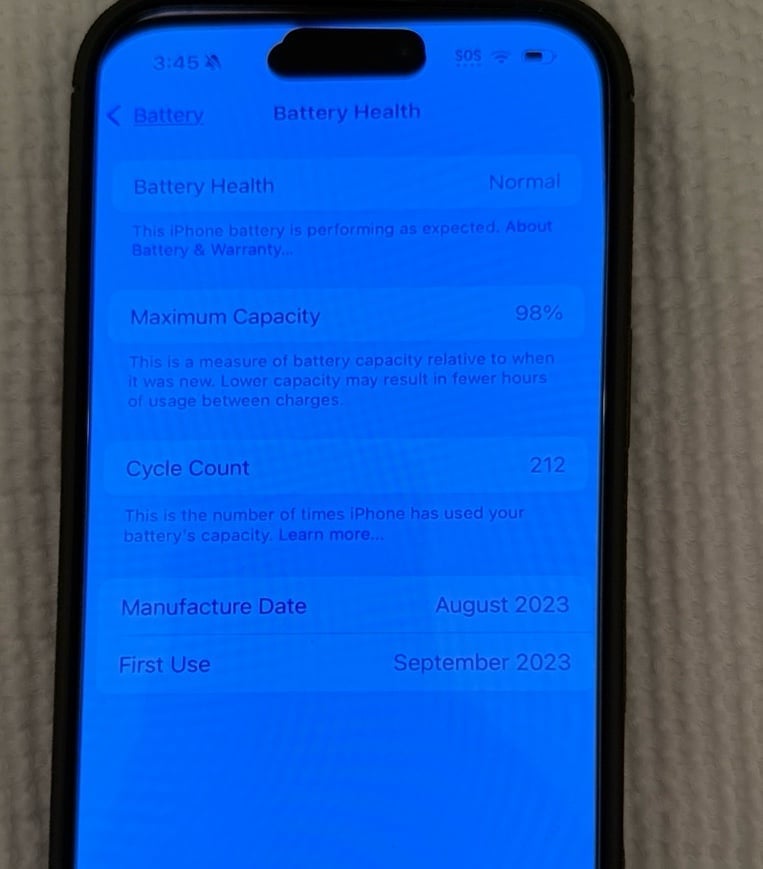 Apple iPhone 15 Pro 1TB In Natural Titanium With 鈥淣o SIM Restrictions鈥?7C69