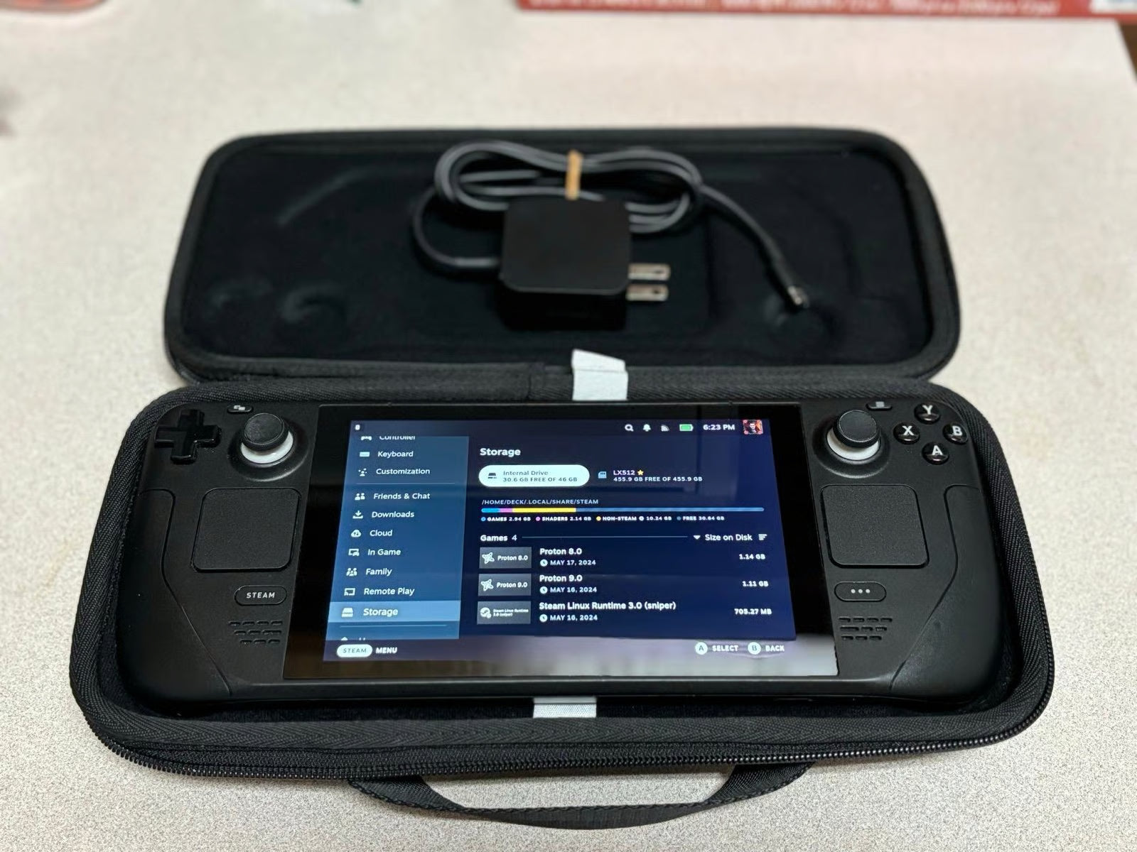 Reserved Steam Deck  - LCD Version - 64GB /w 512GB MicroSD 6L69