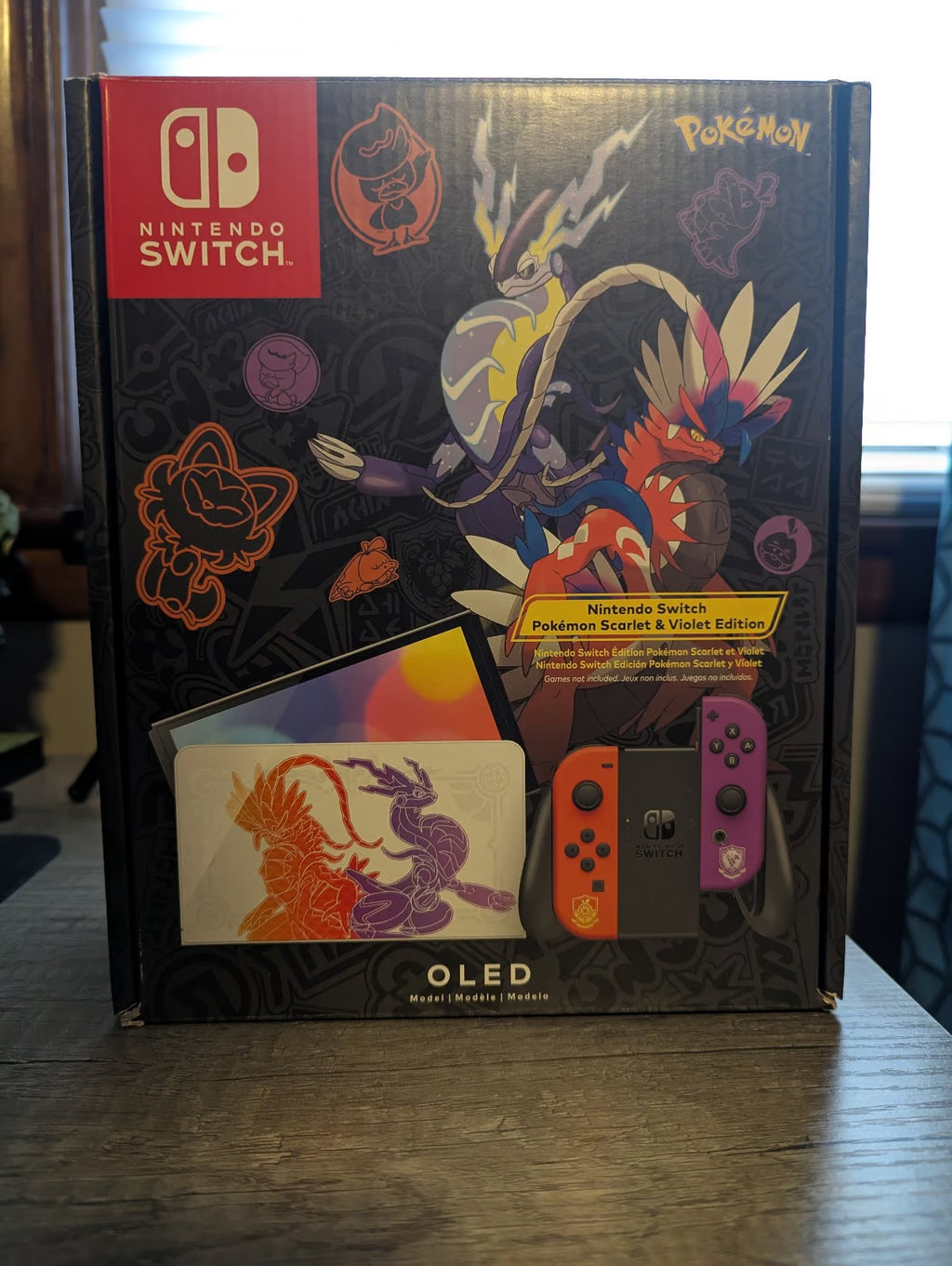 Pokemon Scarlet and Violet Nintendo Switch OLED Bundle 8A51