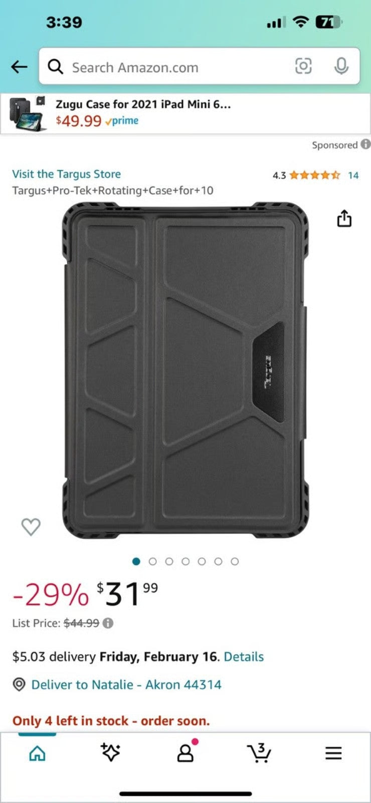 iPad Air 4TH Generation 64 GB WiFi 2Y26