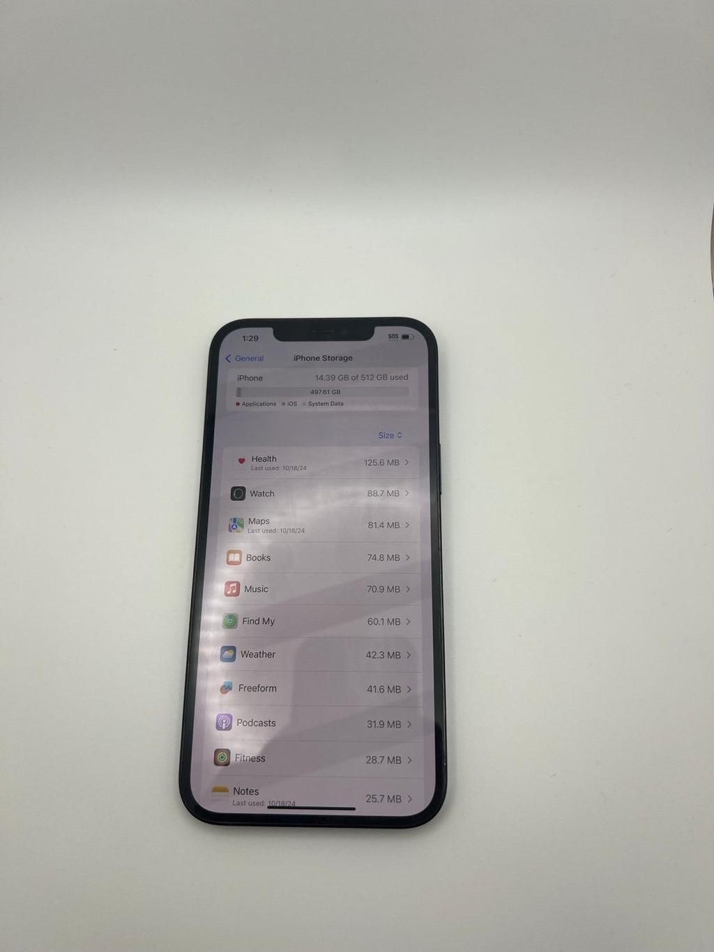 Apple iPhone 12 Pro Max 512 GB Pacific Blue Unlocked 6D65