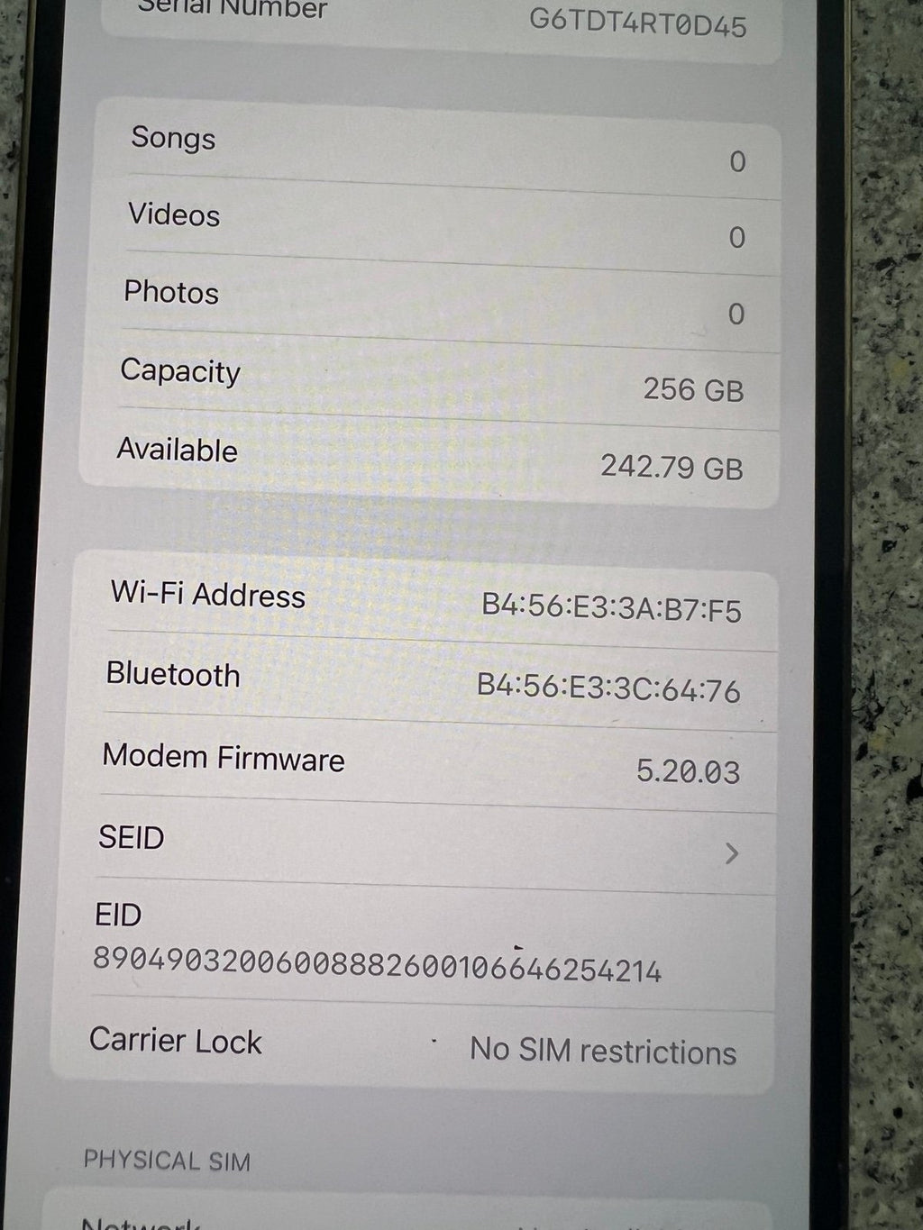 iPhone 12 Pro Max unlocked 5T73