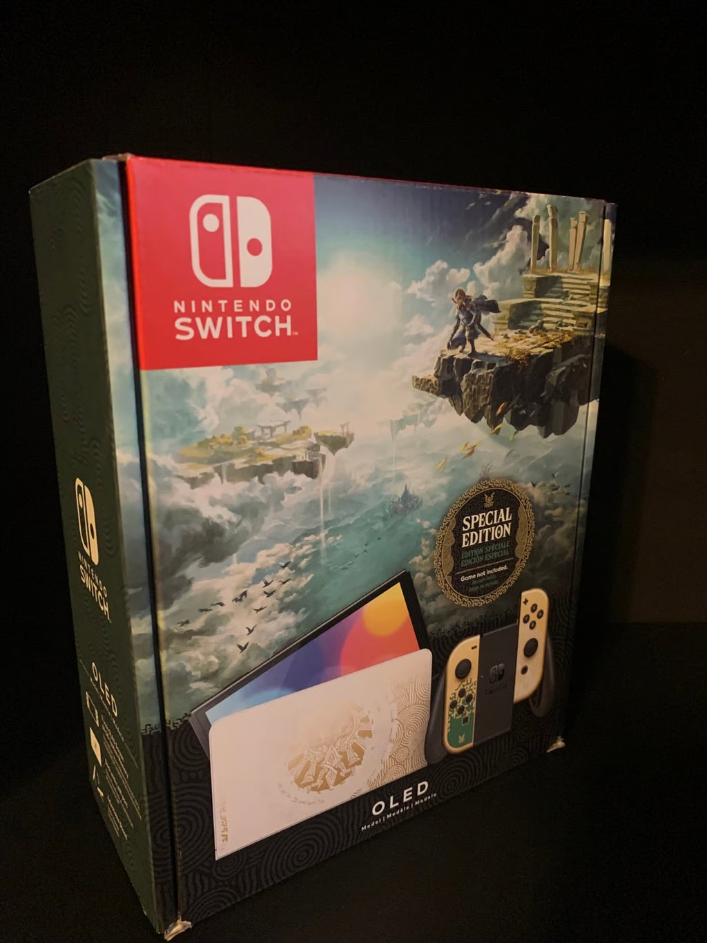 The Legend of Zelda Tears of the Kingdom Nintendo Switch OLED *MEGA BUNDLE* 3F68