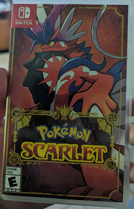Nintendo Switch OLED White with Pokemon Scarlet 3J89