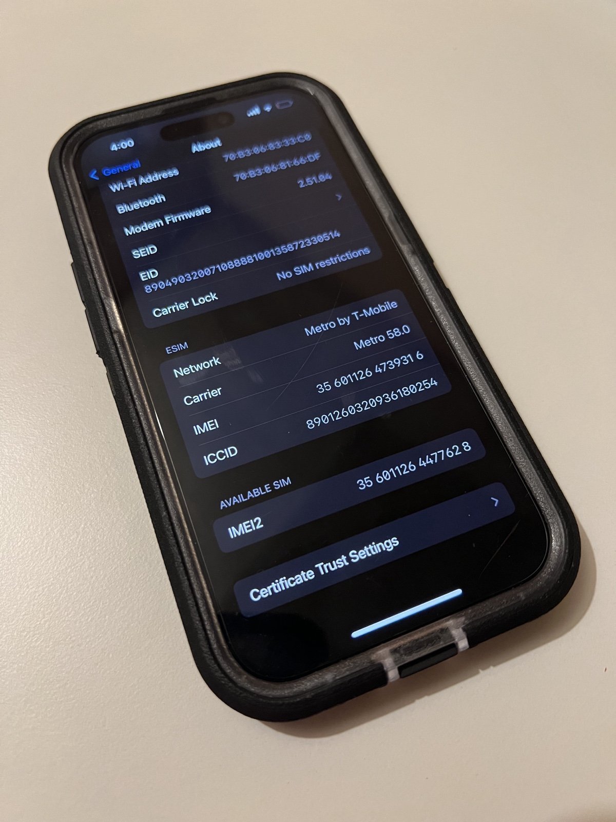 Apple iPhone 14 Pro 128 GB 6J92