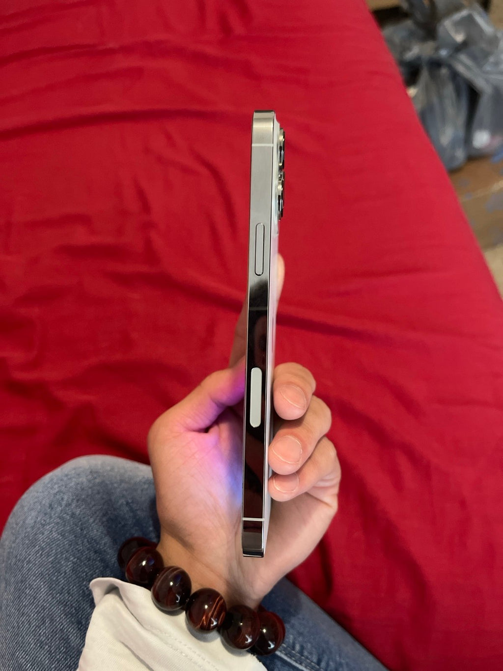 Apple iPhone 13 Pro Max 128 GB in Silver for T-Mobile 9T55