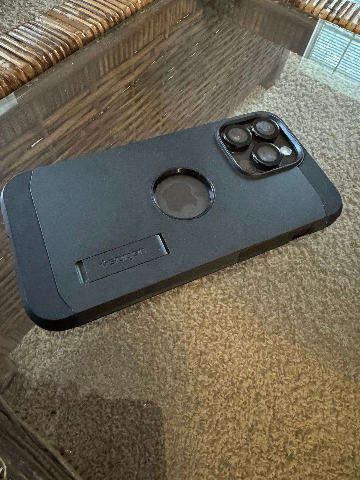 iPhone 14 Pro Max with Case and tempered glass protectors 9Y12