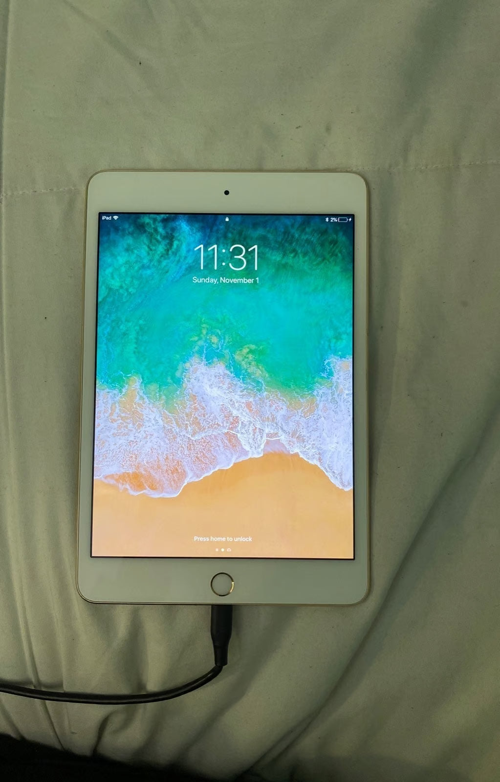 iPad mini 4th generation Gold 128 GB 5D21