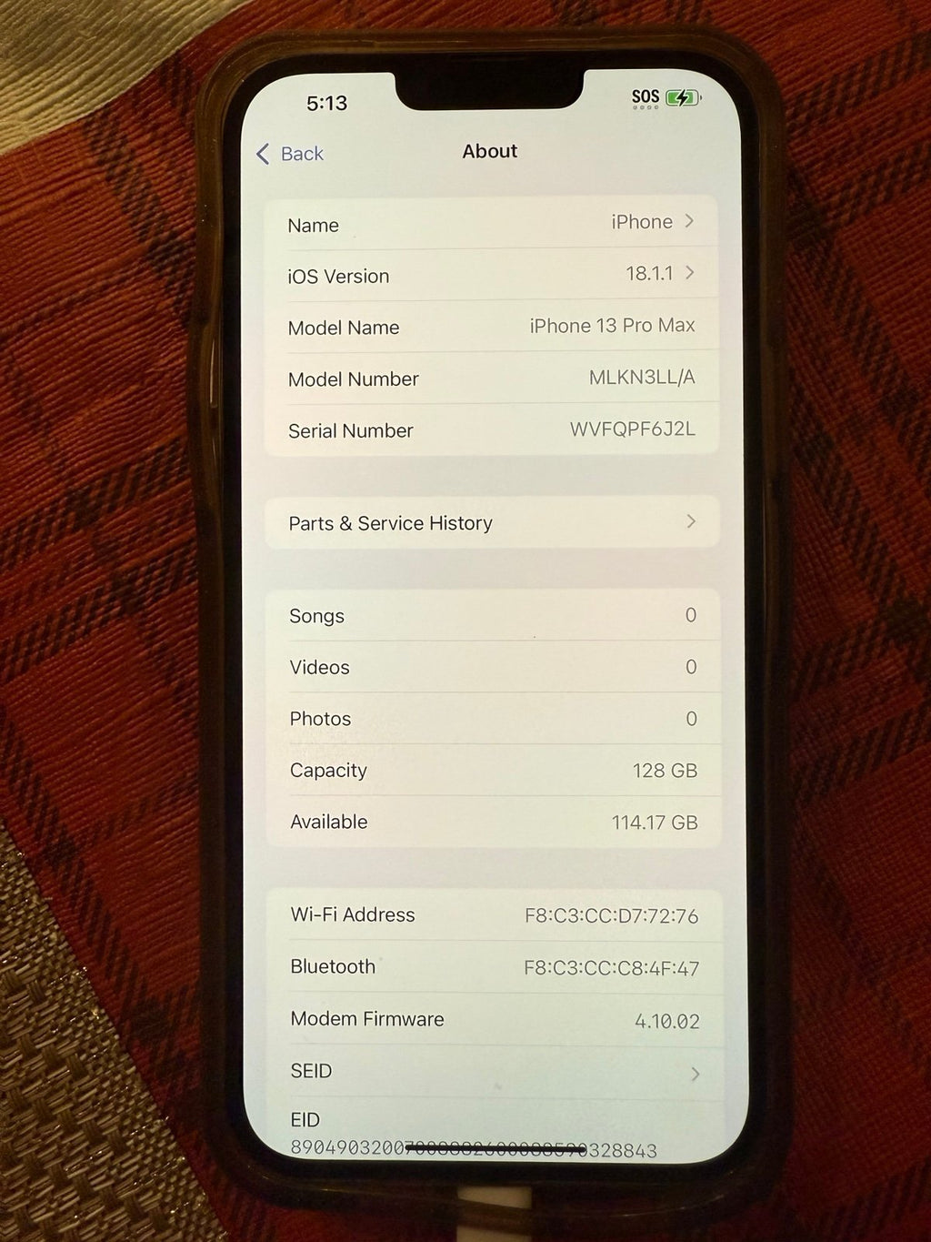 iPhone 13 Pro Max 128GB Gold Unlocked 2E77