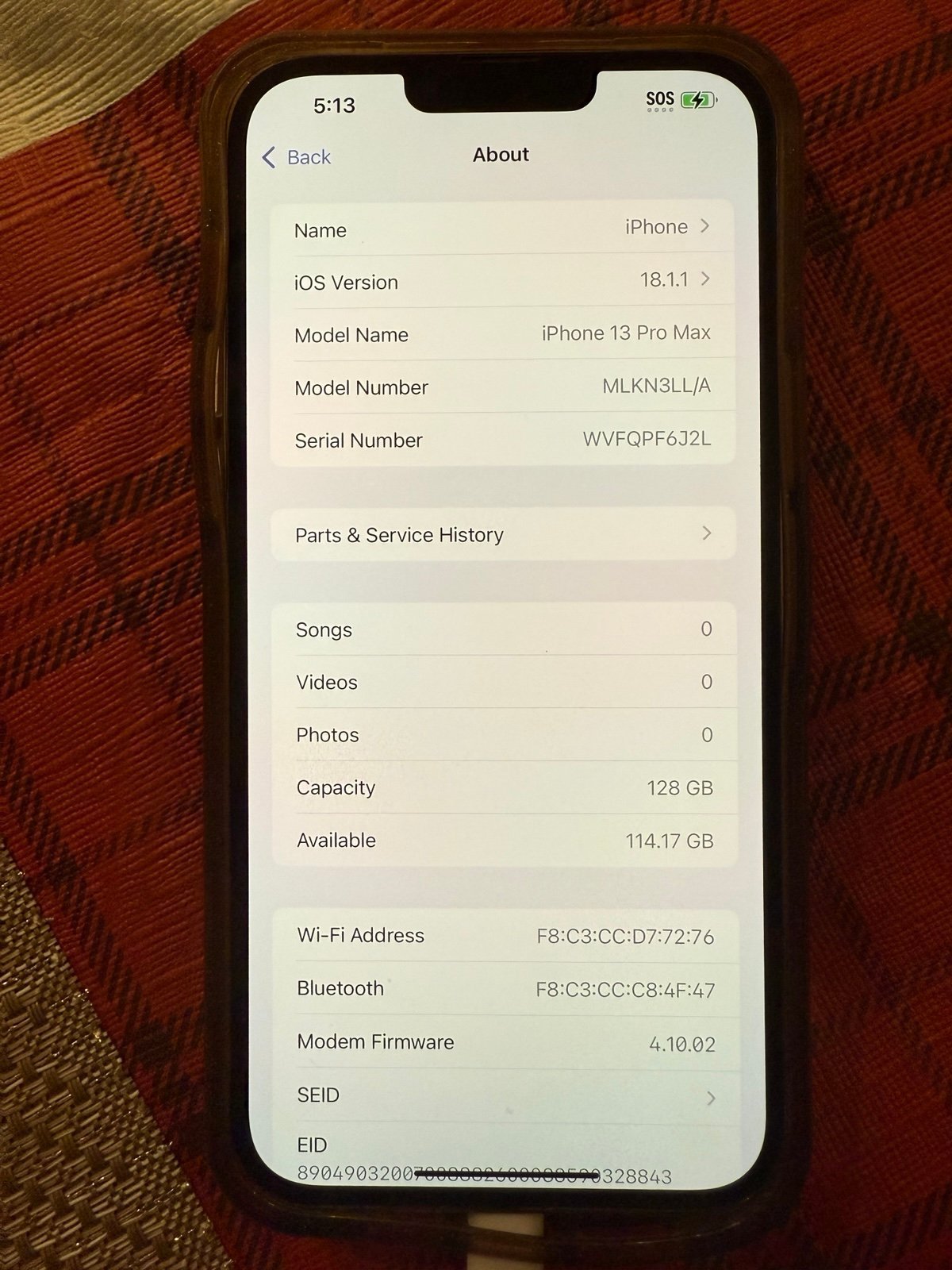 iPhone 13 Pro Max 128GB Gold Unlocked 2E77