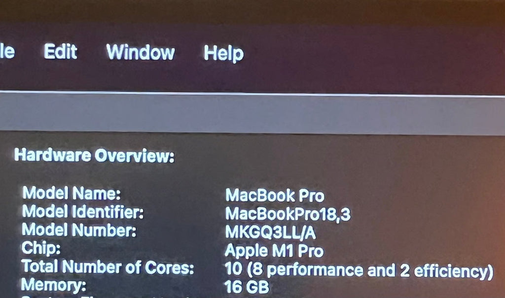 Macbook Pro 14 Inch M1 Pro 10-Core 8R18