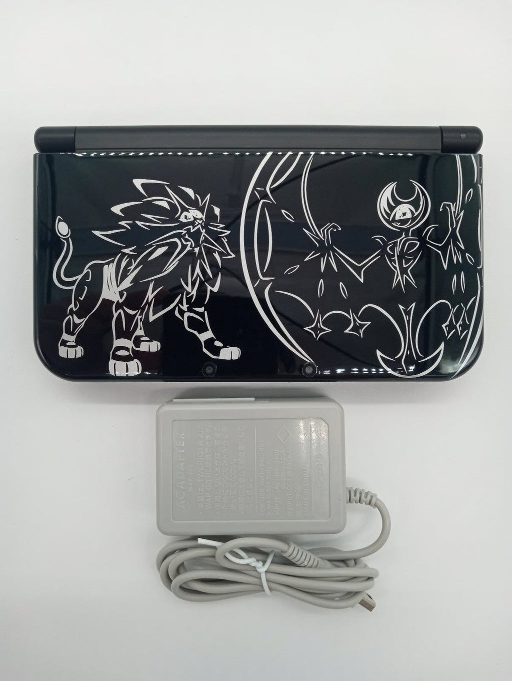 Refurbished New Nintendo 3DS XL Pokemon Sun and Moon Solgaleo and Lunala Black