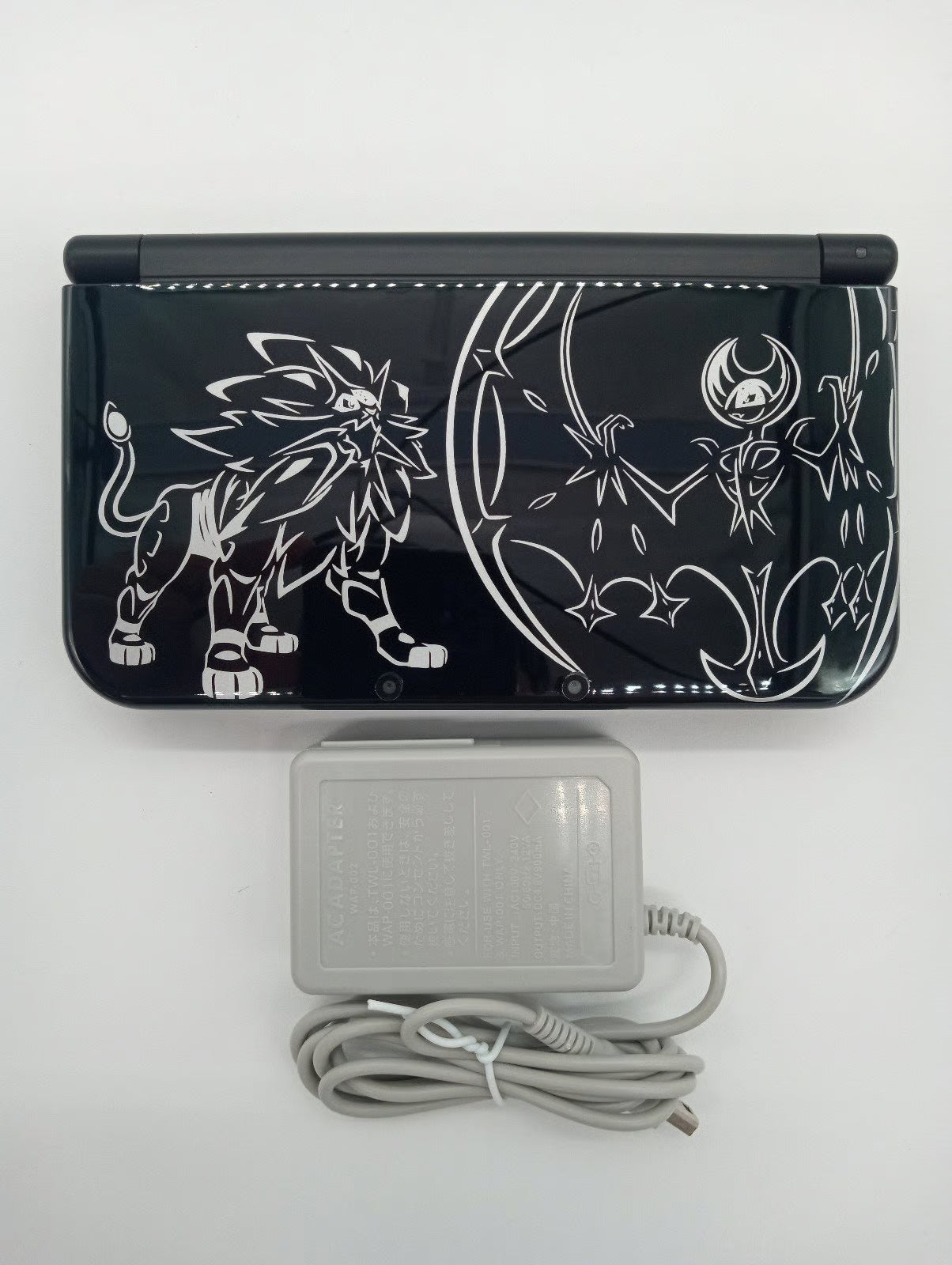 Refurbished New Nintendo 3DS XL Pokemon Sun and Moon Solgaleo and Lunala Black